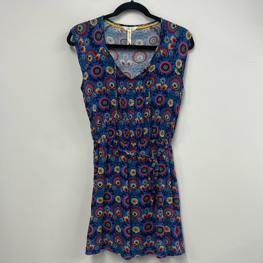 Matilda Jane Splendid blue and red floral Dress S